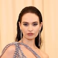 Lily James Rocks New Pammy-Inspired Hair With Blonde Blow-Dry