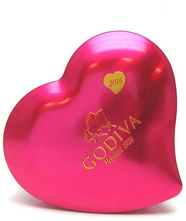 Godiva 12-Piece Keepsake Heart Tin ($15)