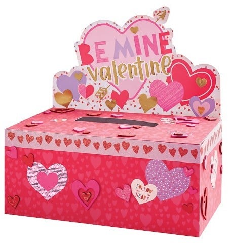 cute valentines day gift boxes red hearts rhinestones decoration  Valentine  card box, Valentine crafts for kids, Valentine mailbox