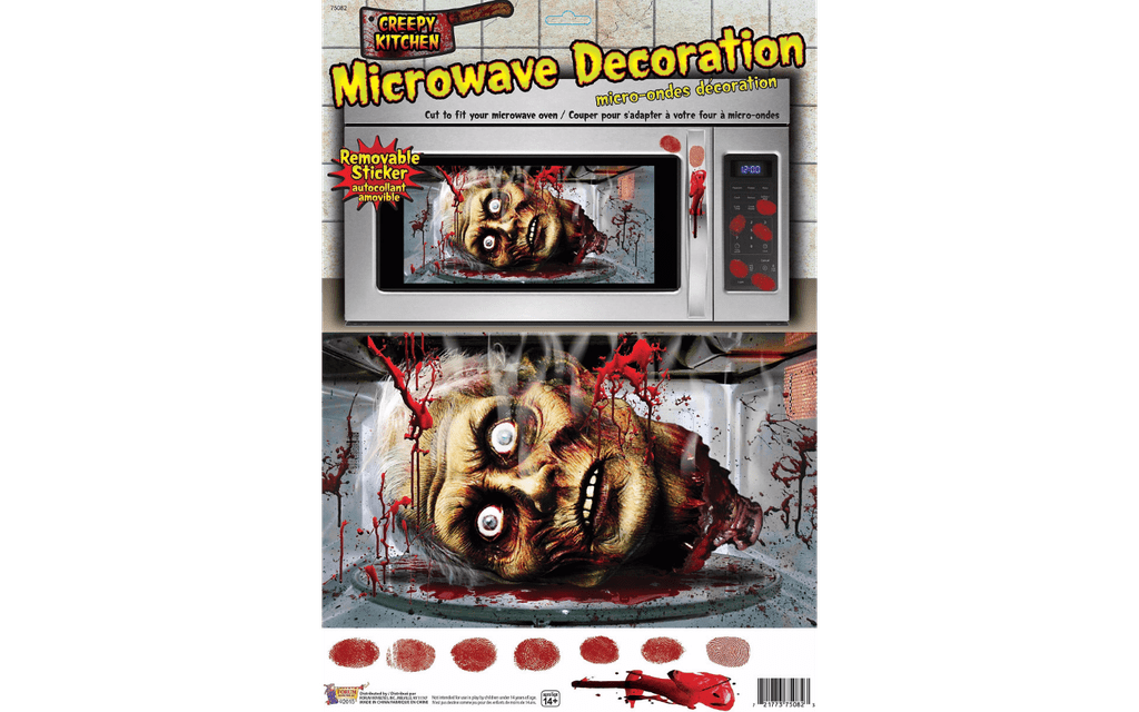 Severed Head Microwave Door Cover ($6)