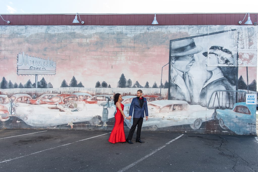 Glamorous City Engagement Shoot