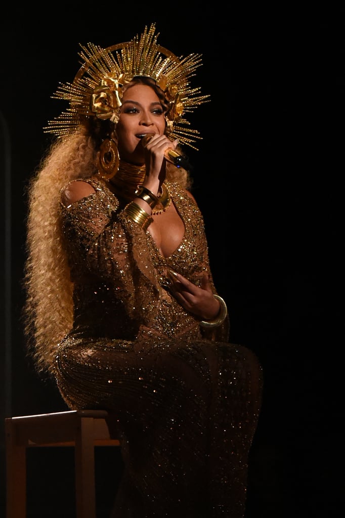 Beyonce Knowles at the 2017 Grammys