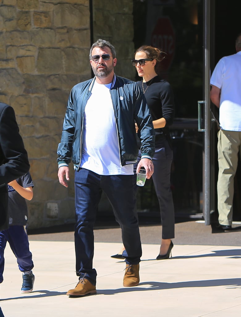 Ben Affleck and Jennifer Garner at Church Sept. 2018