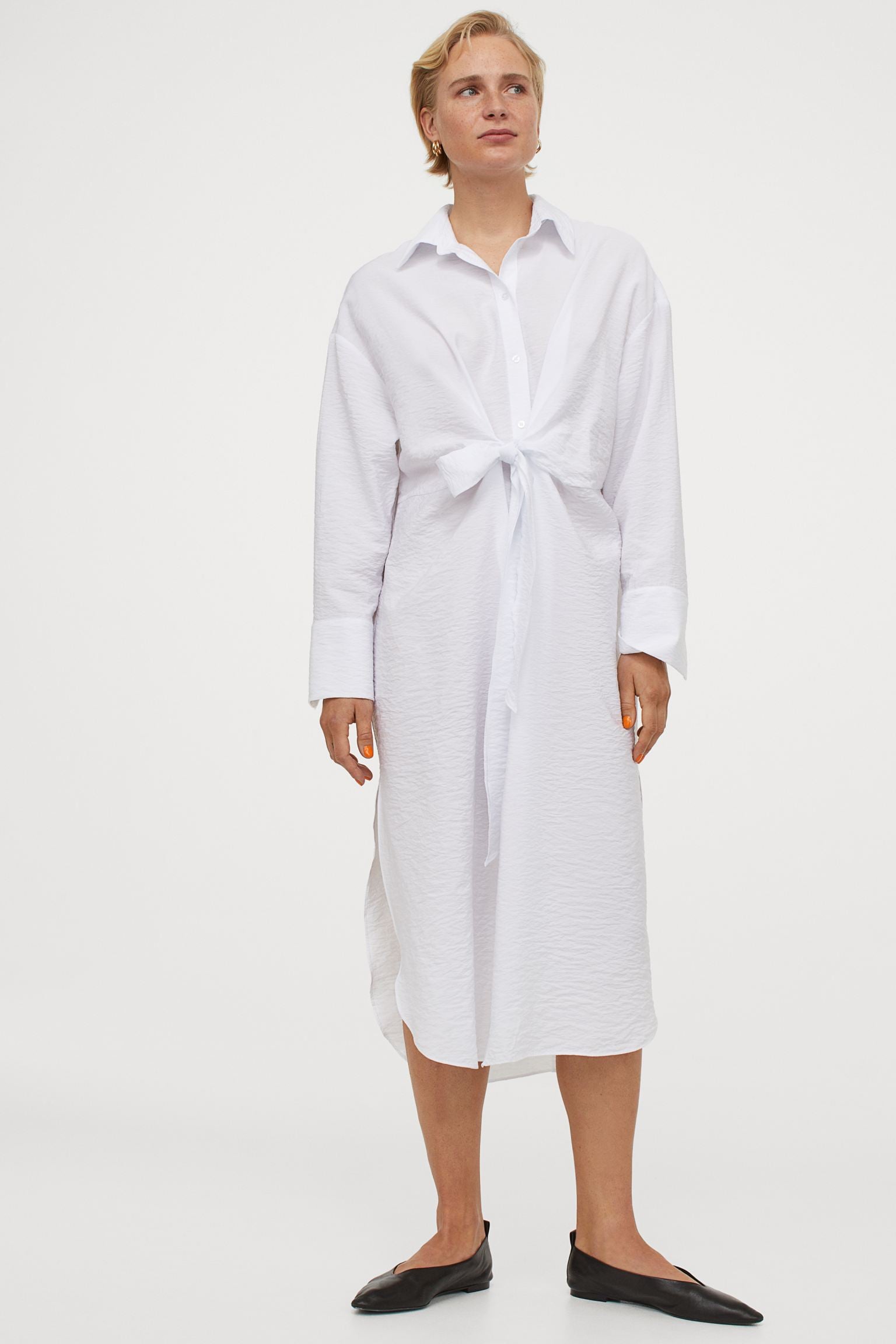 H☀M Tie-Front Shirt Dress | Your Spring ...