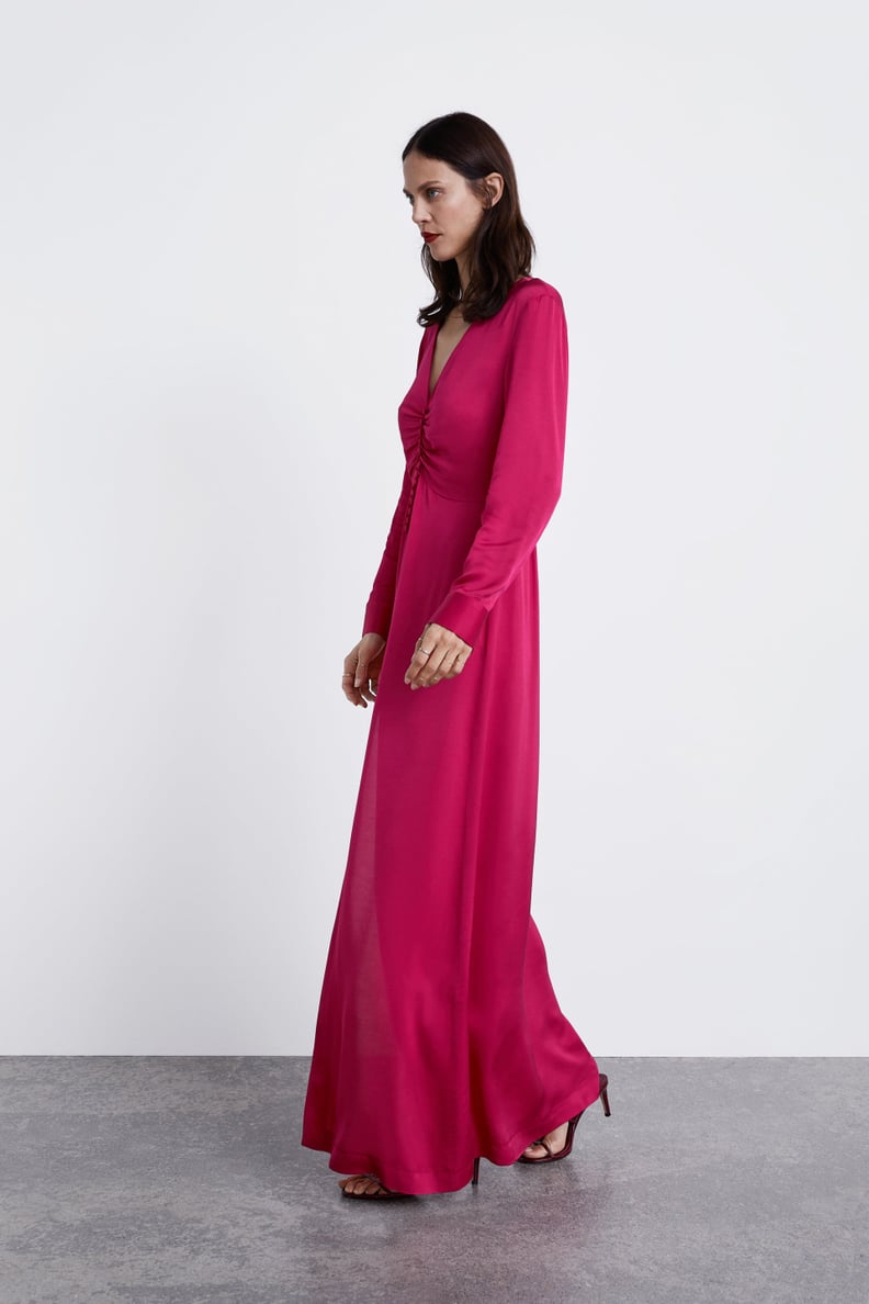Zara Long Pink Dress