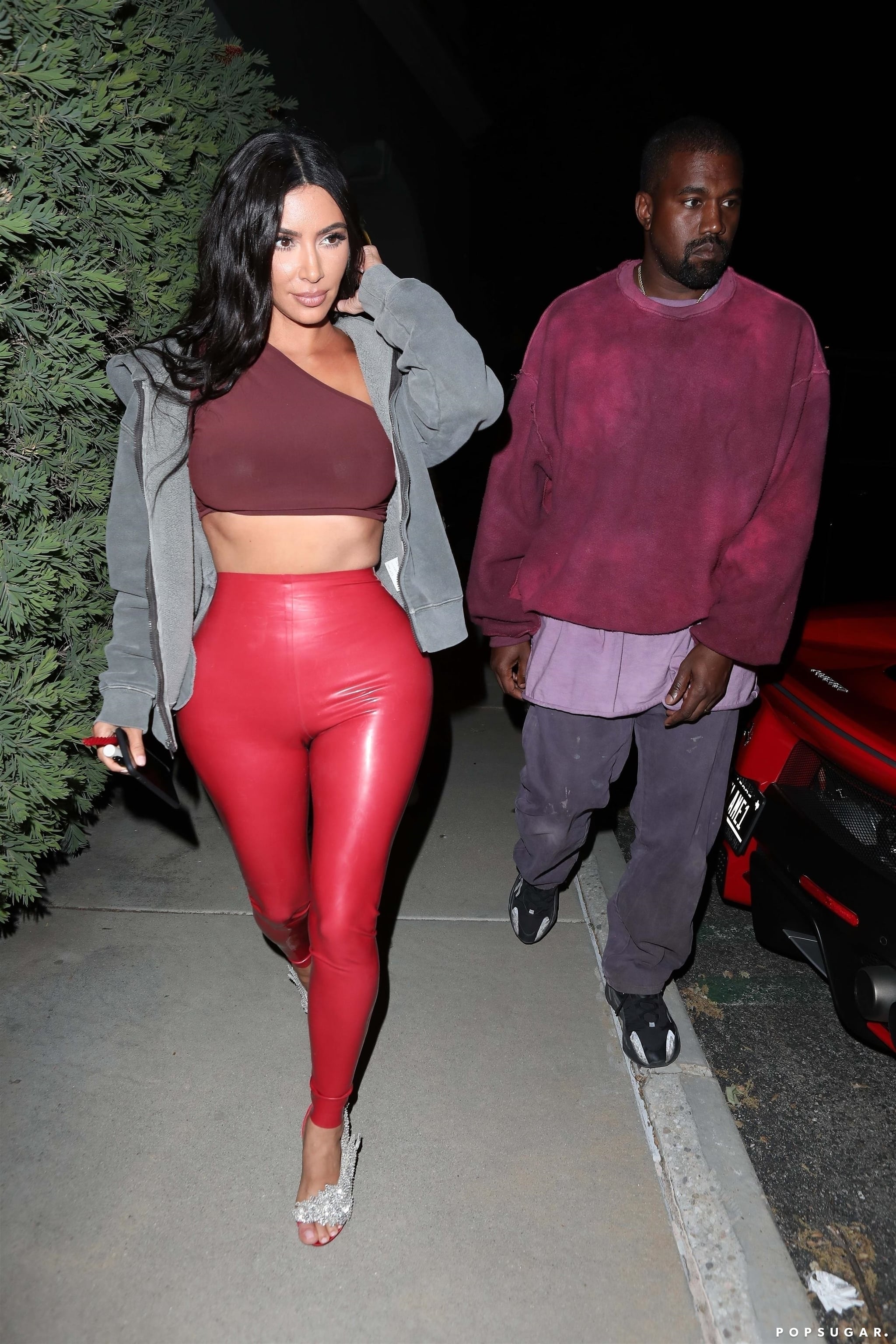 Kim Kardashian's Avengers Outfit For Travis Scott's Birthday | POPSUGAR  Fashion
