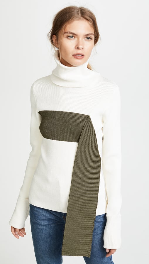 Monse Turtleneck With Falling Stripe