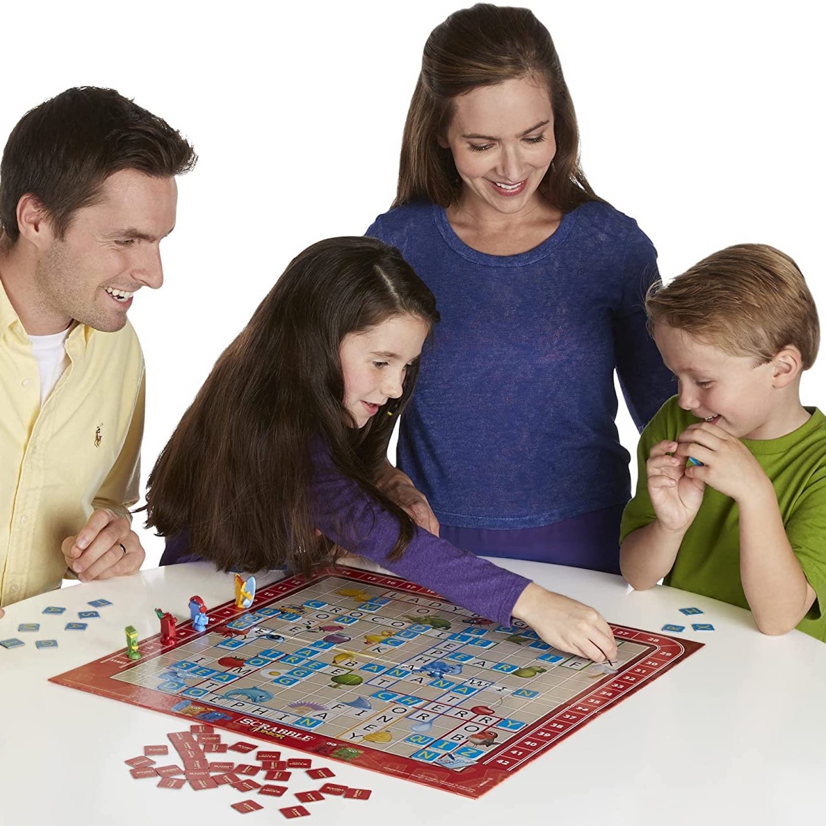 kids playing board games