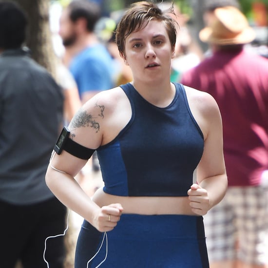 Lena Dunham Running