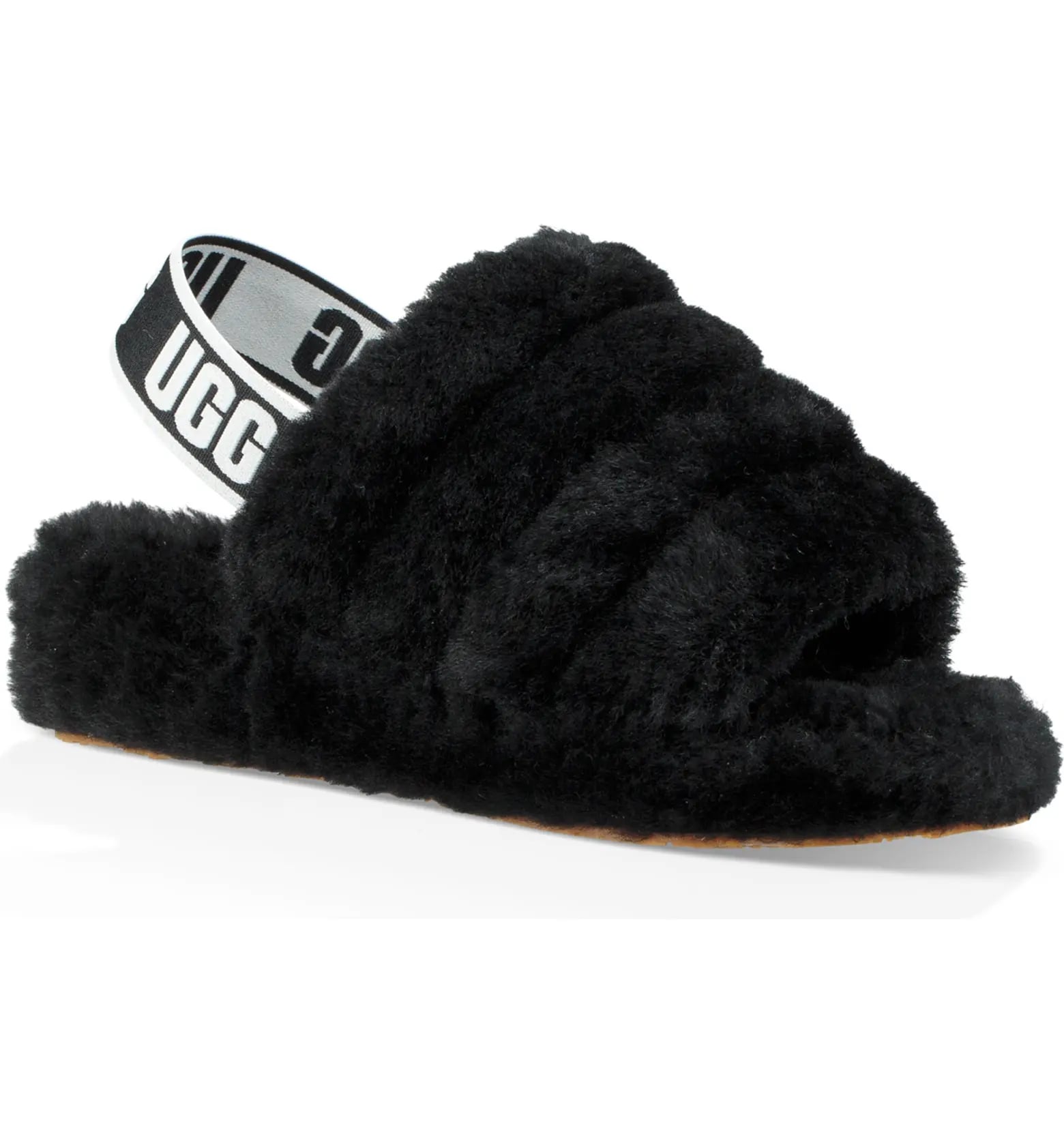Uggs slides store with fur
