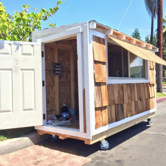 A Man Builds a Tiny Home For a Homeless Woman