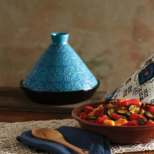 Blue Tile Terracotta Tagine