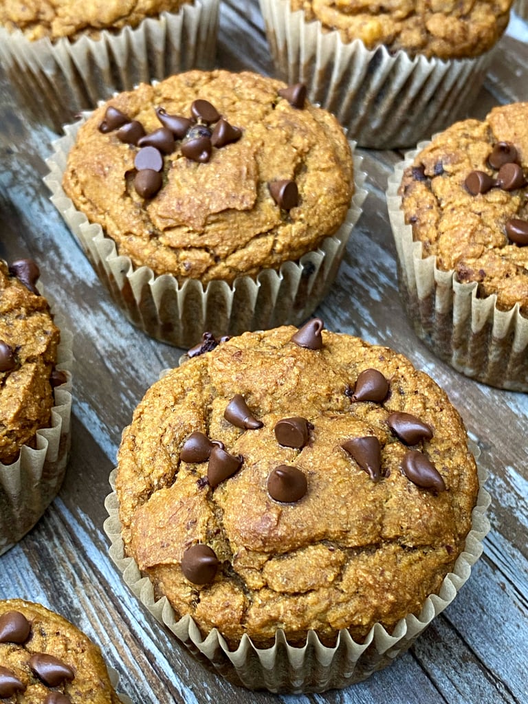 Vegan Pumpkin ChocolateChip Protein Muffins POPSUGAR Fitness