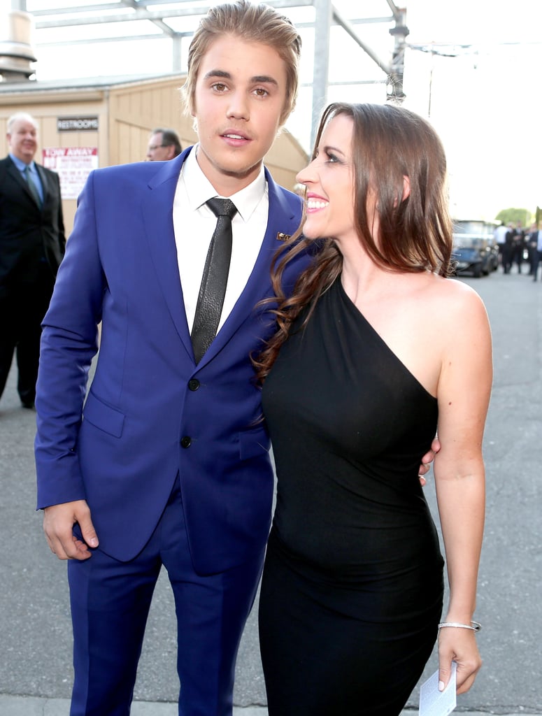 Justin Bieber and His Mother, Pattie Mallette