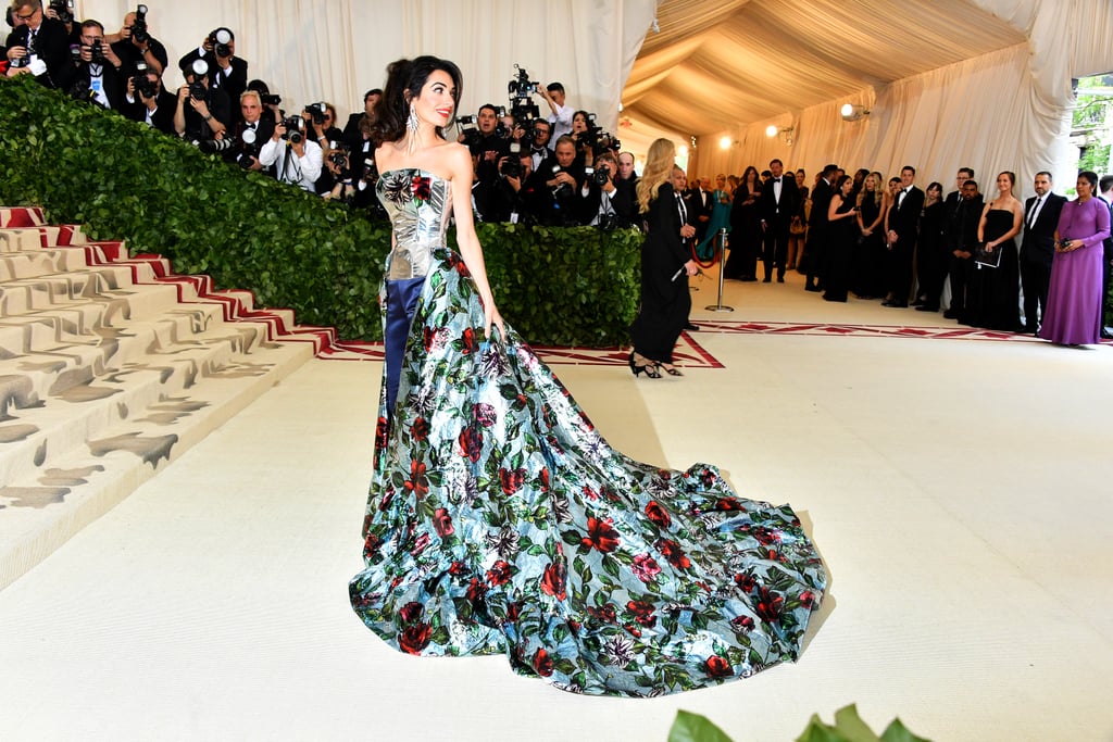 Amal and George Clooney at the 2018 Met Gala