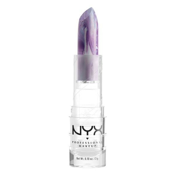 NYX Faux Marble Lipstick in Lilac