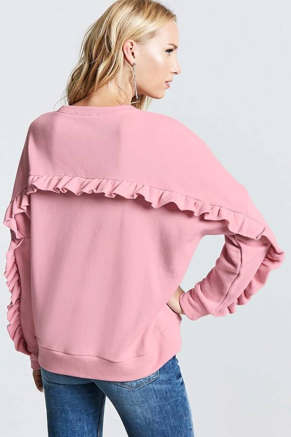 Forever 21 Contemporary Ruffle Pullover