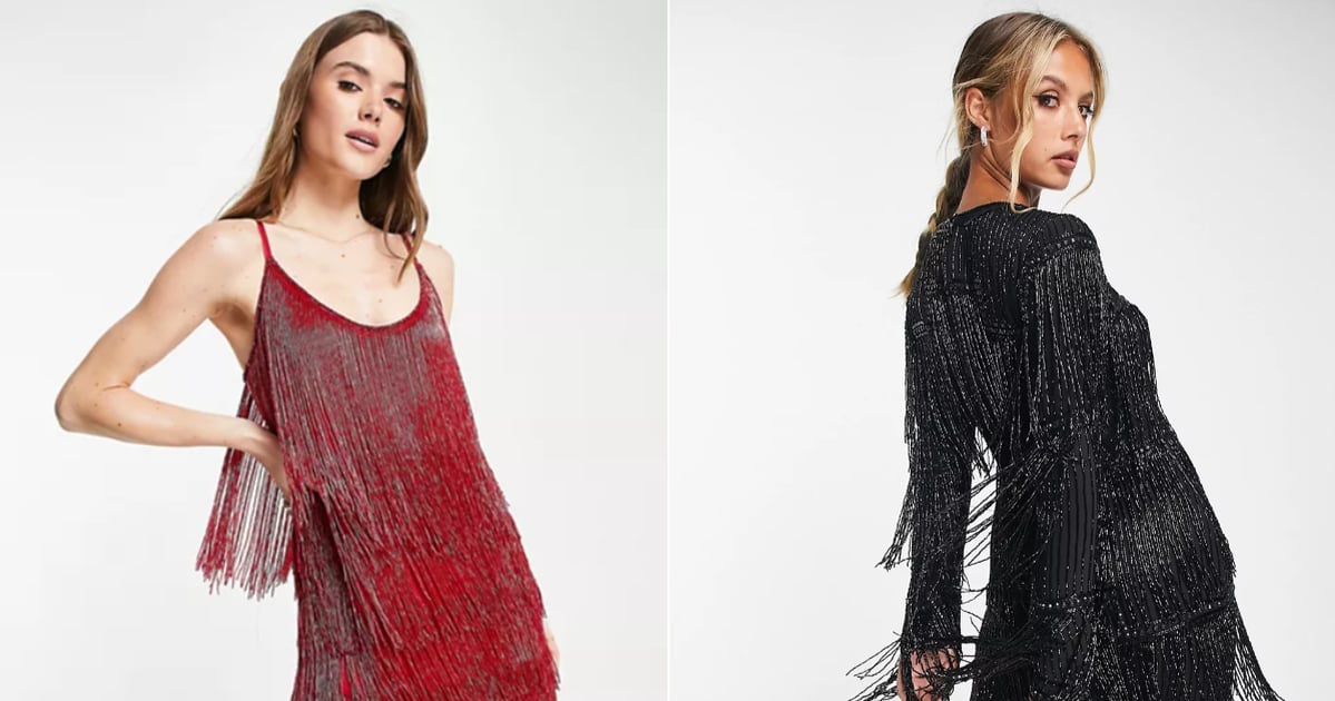 asos edition graphic beaded fringe plunge midi dress Hire JADED LONDON Ellora Embellished Beaded Mesh Mirage Mini Dress in   SUSTAINABLY. The Dress Hire