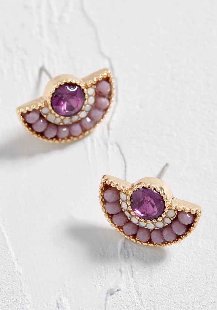 Savored Shine Earrings ModCloth Wedding Dresses POPSUGAR Fashion