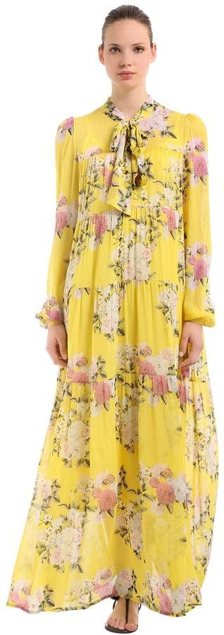 Floral Print Maxi Dress