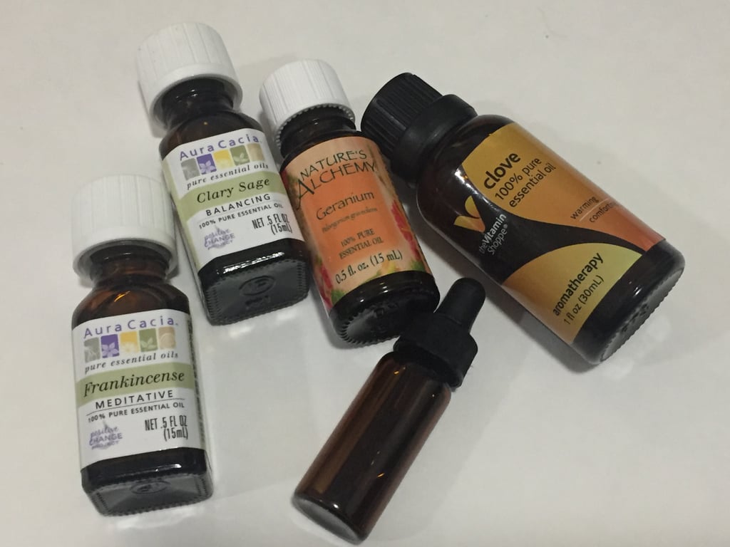 How to Use It: Use the following dilution rates, blended in a tinted, sealable vial: four drops of clary sage, three drops of clove, two drops of lemongrass, 10 drops of geranium, and 12 drops of frankincense. Mix gently by rolling the container between your hands.  
Add 1/2 ounce of tamanu oil and apply to affected areas two to three times a day for three days. Use as a spot treatment for boils, cysts, or severe blemishes. Tamanu is an excellent healer and works well on both dry and oily skin types. But be sure to proceed with caution if you suspect that your zit is open.