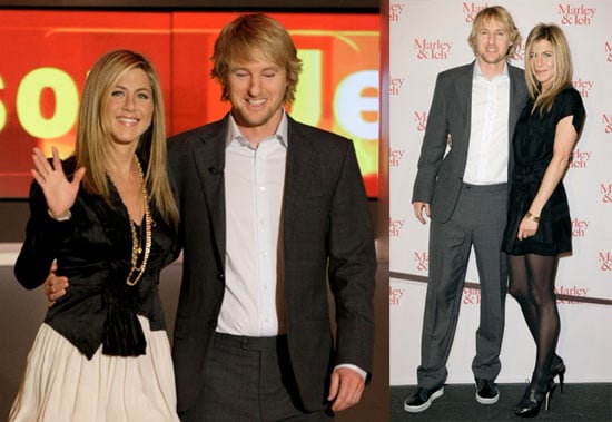 Photos of Jennifer Aniston and Owen Wilson Promoting Marley and Me in Germany and on Wetten dass