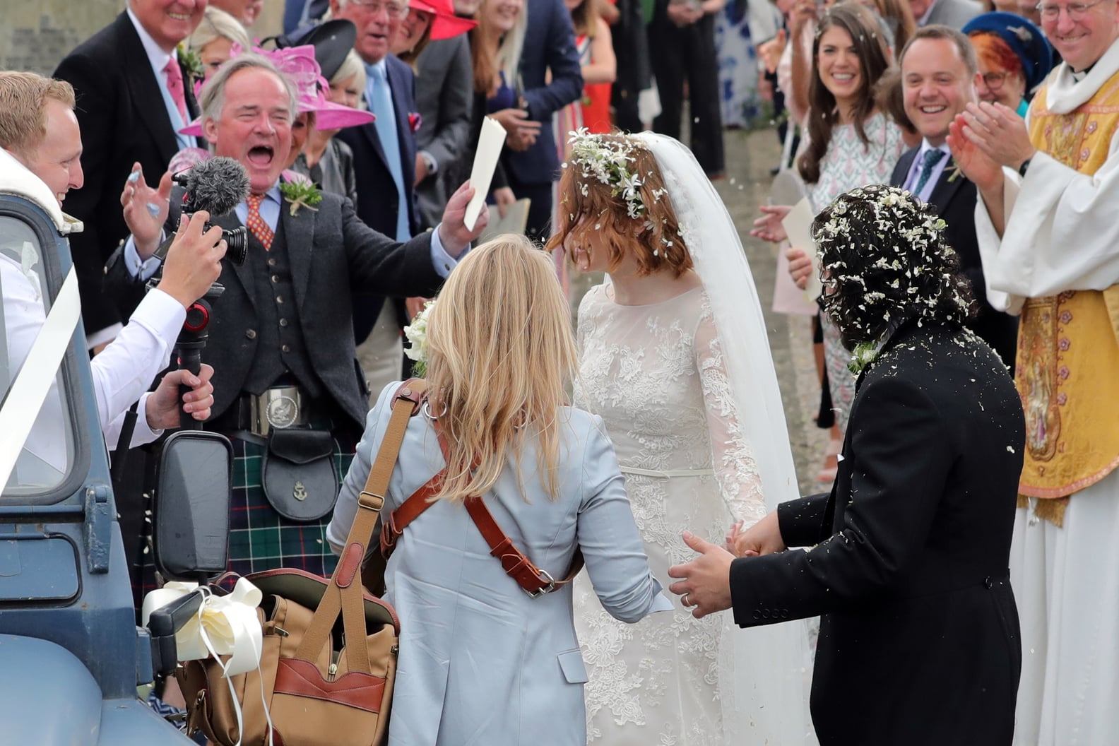 Rose Leslie Wedding Dress Popsugar Fashion