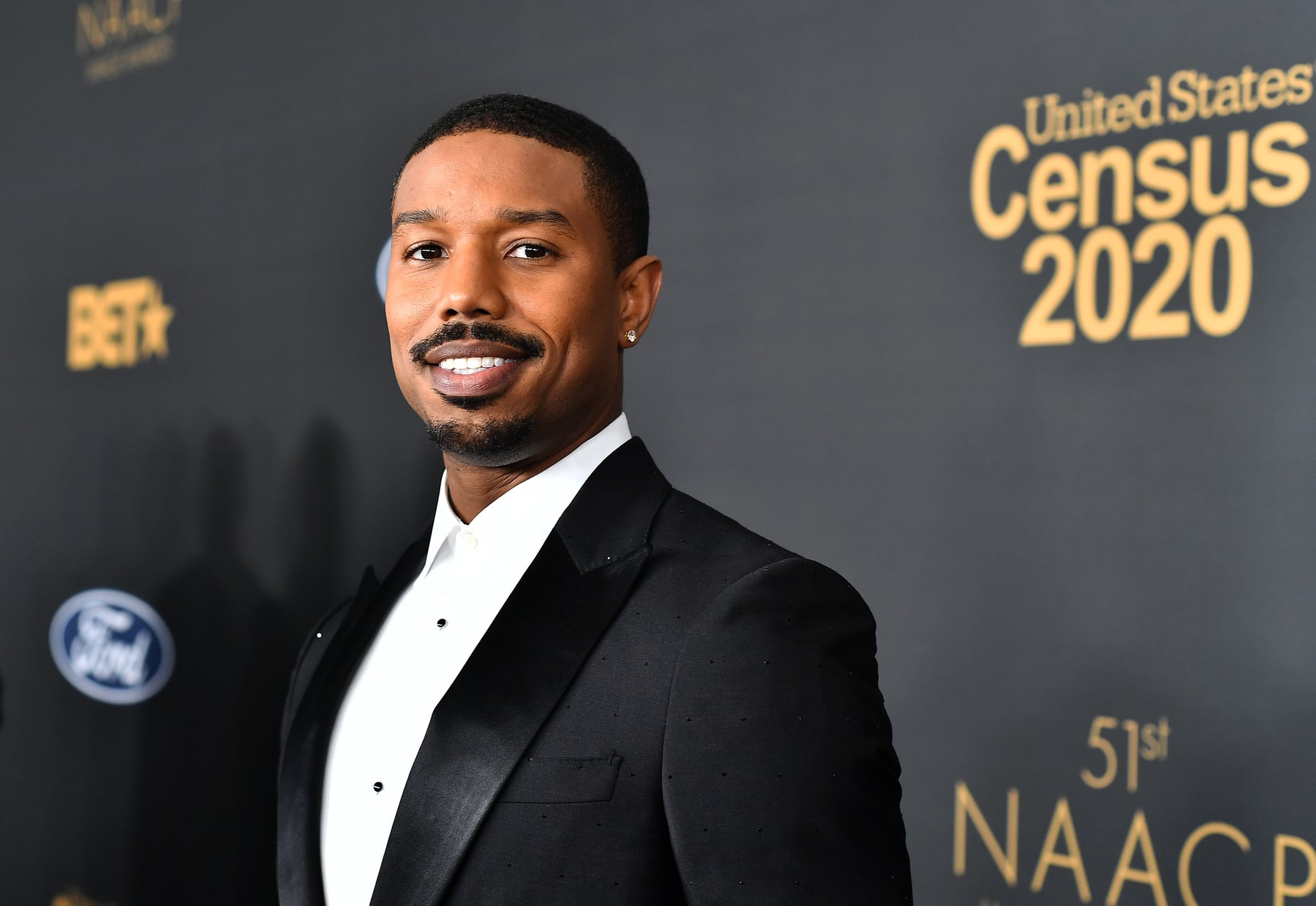 PASADENA, CALIFORNIA - FEBRUARY 22: Michael B. Jordan attends the 51st NAACP Image Awards, Presented by BET, at Pasadena Civic Auditorium on February 22, 2020 in Pasadena, California. (Photo by Paras Griffin/Getty Images for BET)