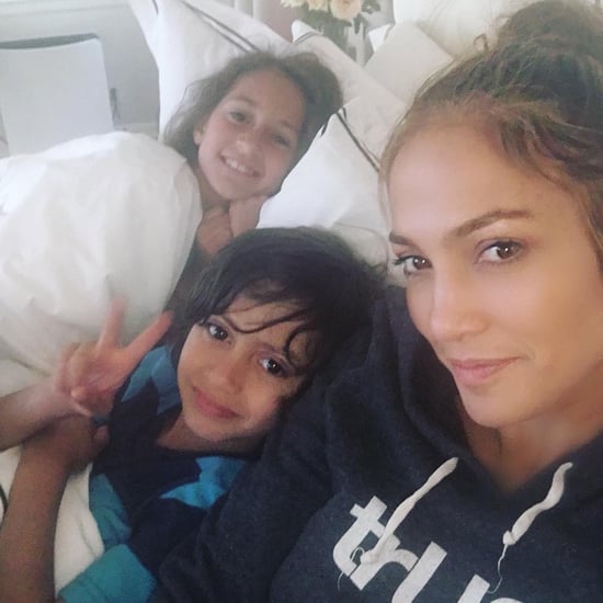 Jennifer Lopez With Her Twins April 2016