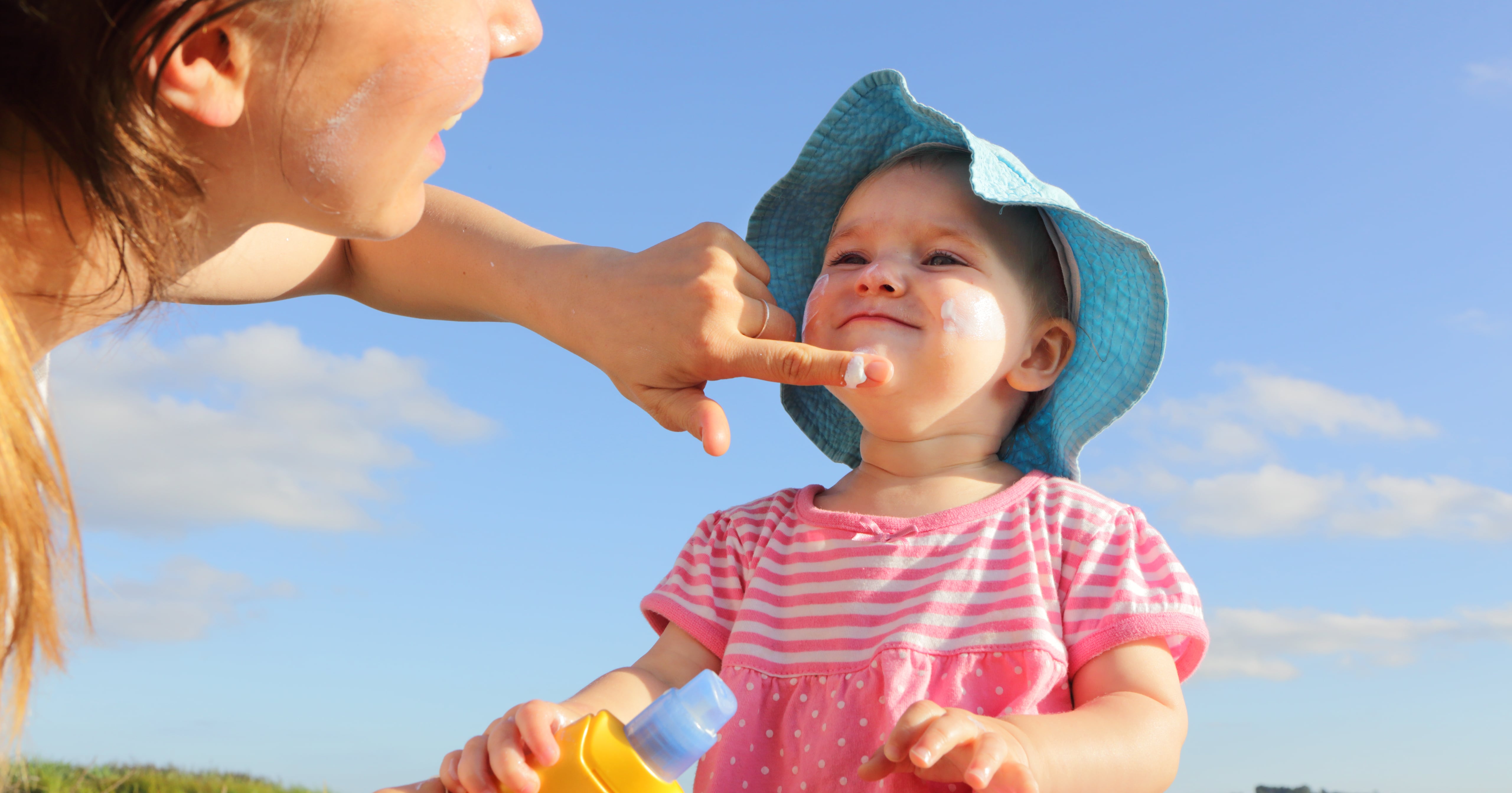 Makeup Brush Sunscreen Hack For Toddlers POPSUGAR Family