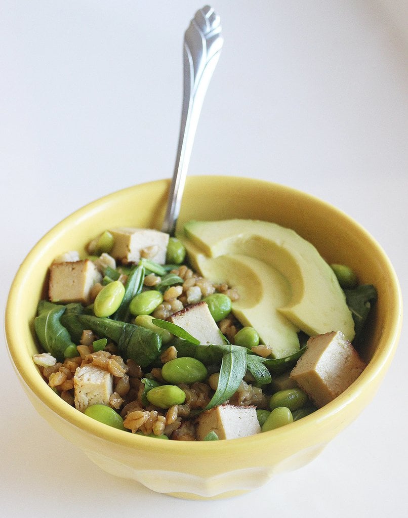 Vegetarian: Tofu and Edamame Barley Bowl