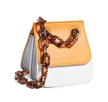 Bag And Boujee Bone Geometric Imitation Bag with Chain Strap