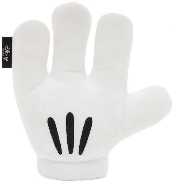 Mickey Mouse Glove Plush Squeaky Dog Toy