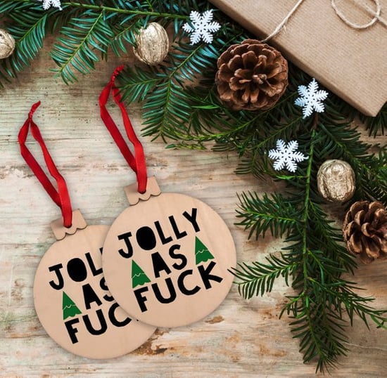 Curse Word Christmas Ornaments on Etsy