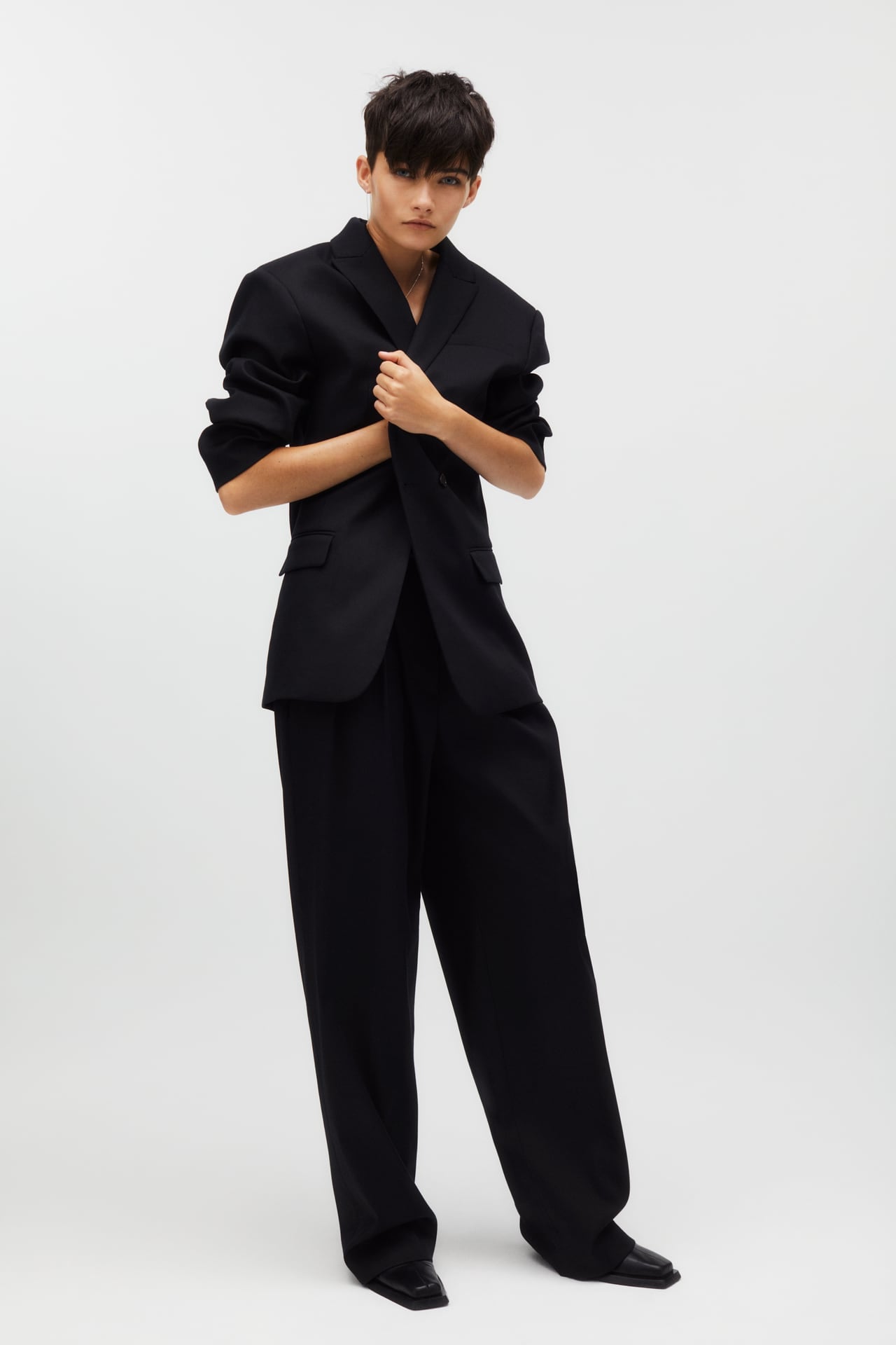 Slim Fit Suit trousers - Black - Men | H&M IN