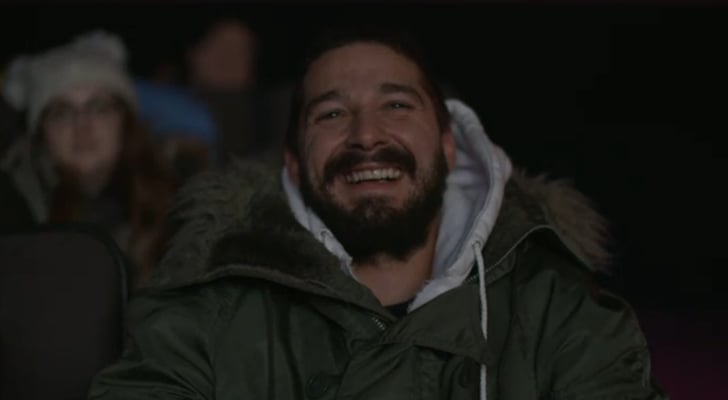 Shia Labeouf Watching His Own Movies Pictures Popsugar Celebrity