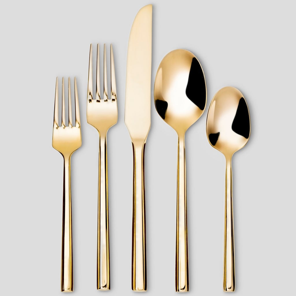 Gold Silverware Set