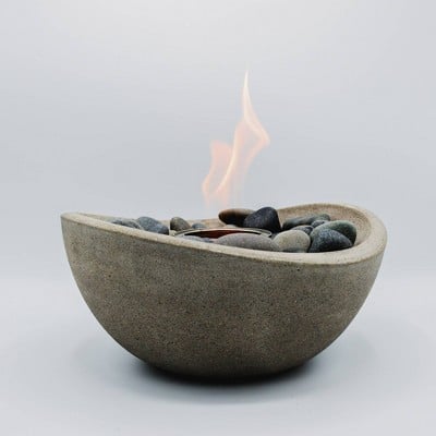 Wave Table Top Fire Bowl