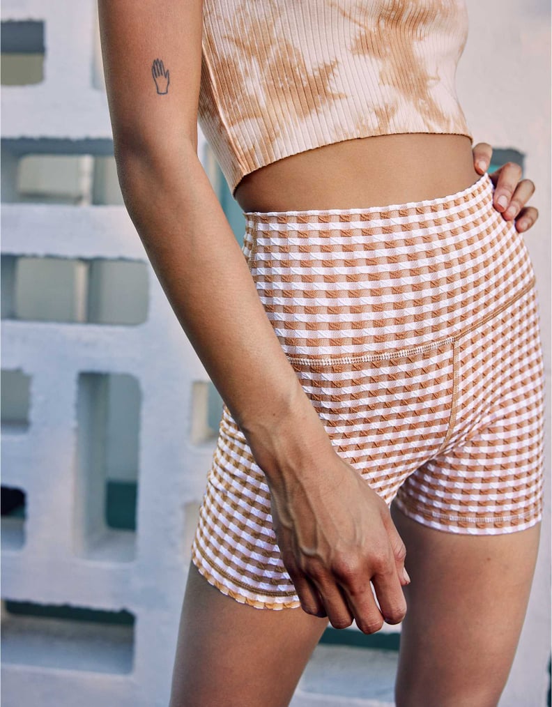 Springy Pattern: OFFLINE By Aerie Gingham 4" Shortie