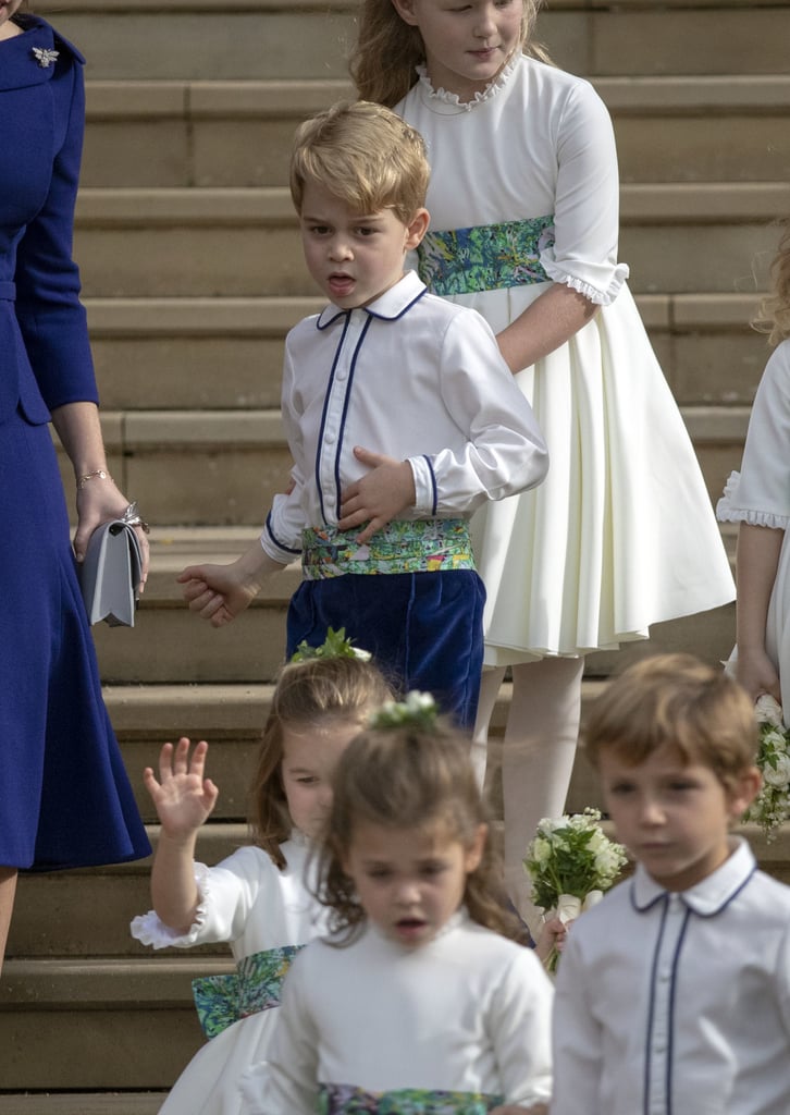 George and Charlotte at Eugenie's Wedding Pictures