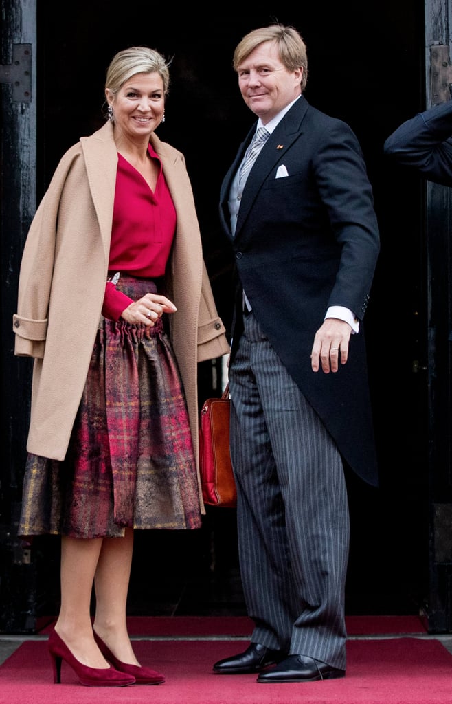 Queen Maxima's Tartan Skirt January 2017