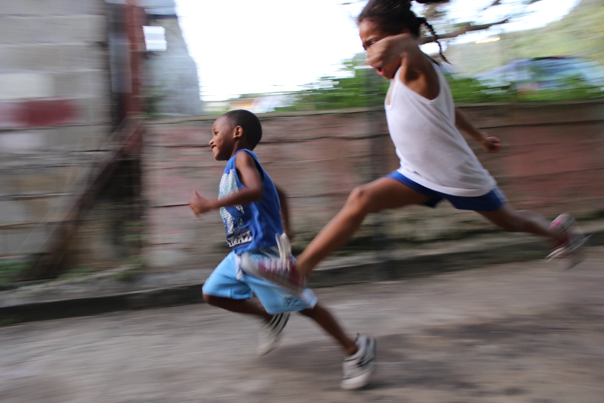 Kids Playing Tag
