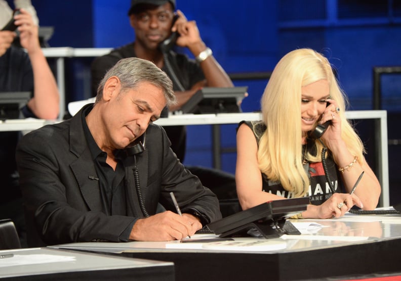 George Clooney and Gwen Stefani