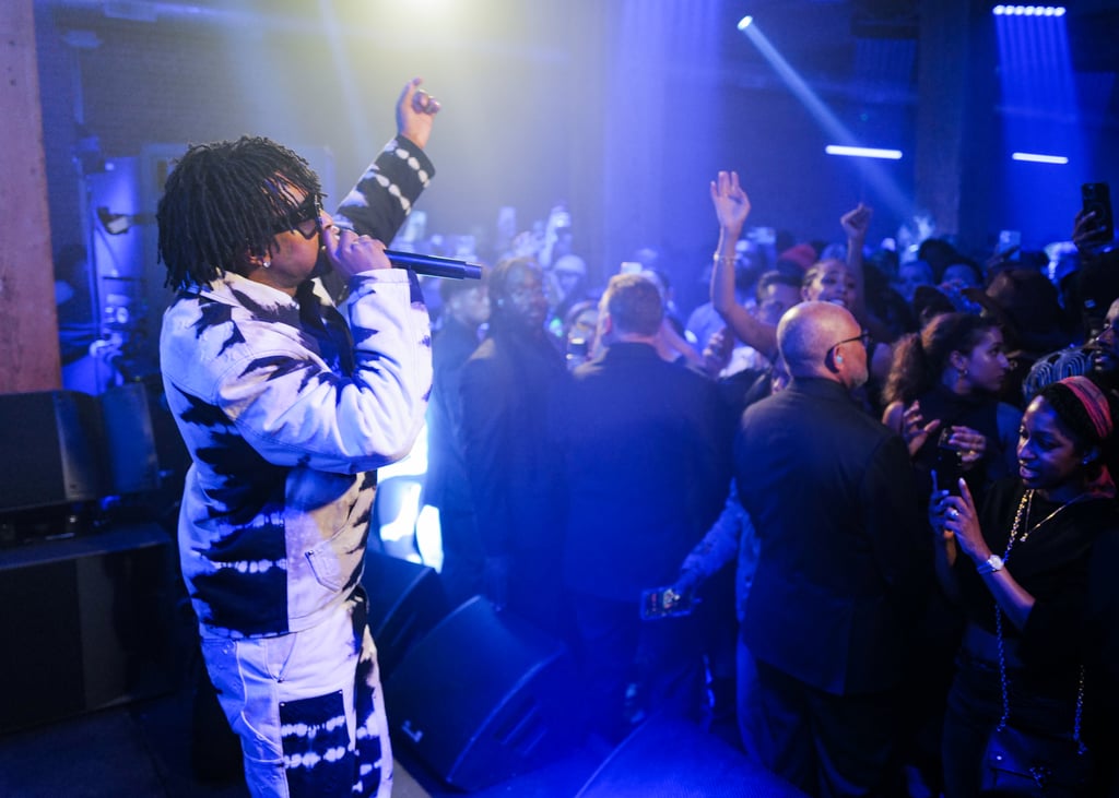 21 Savage at The Louis Vuitton and Nike “Air Force 1” by Virgil Abloh Exhibition Afterparty