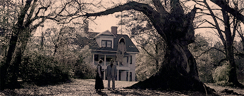 The first film in the horror franchise — a third installment is on the way! — takes place at a haunted house in New England plagued by the spirit of a dead witch who, you guessed it, died via hanging. Even the thick, gnarled branches of the tree in the movie look like the one Sabrina stumbles upon.