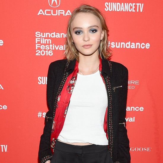 Lily-Rose Depp Wearing a Suit at Sundance 2016