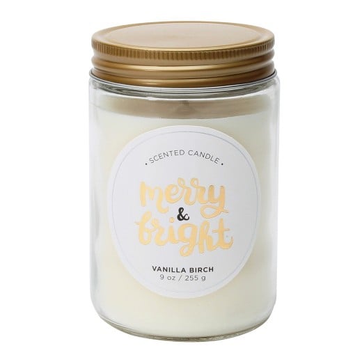 Vanilla Birch Scented Candle Target Holiday Decor 2017 POPSUGAR