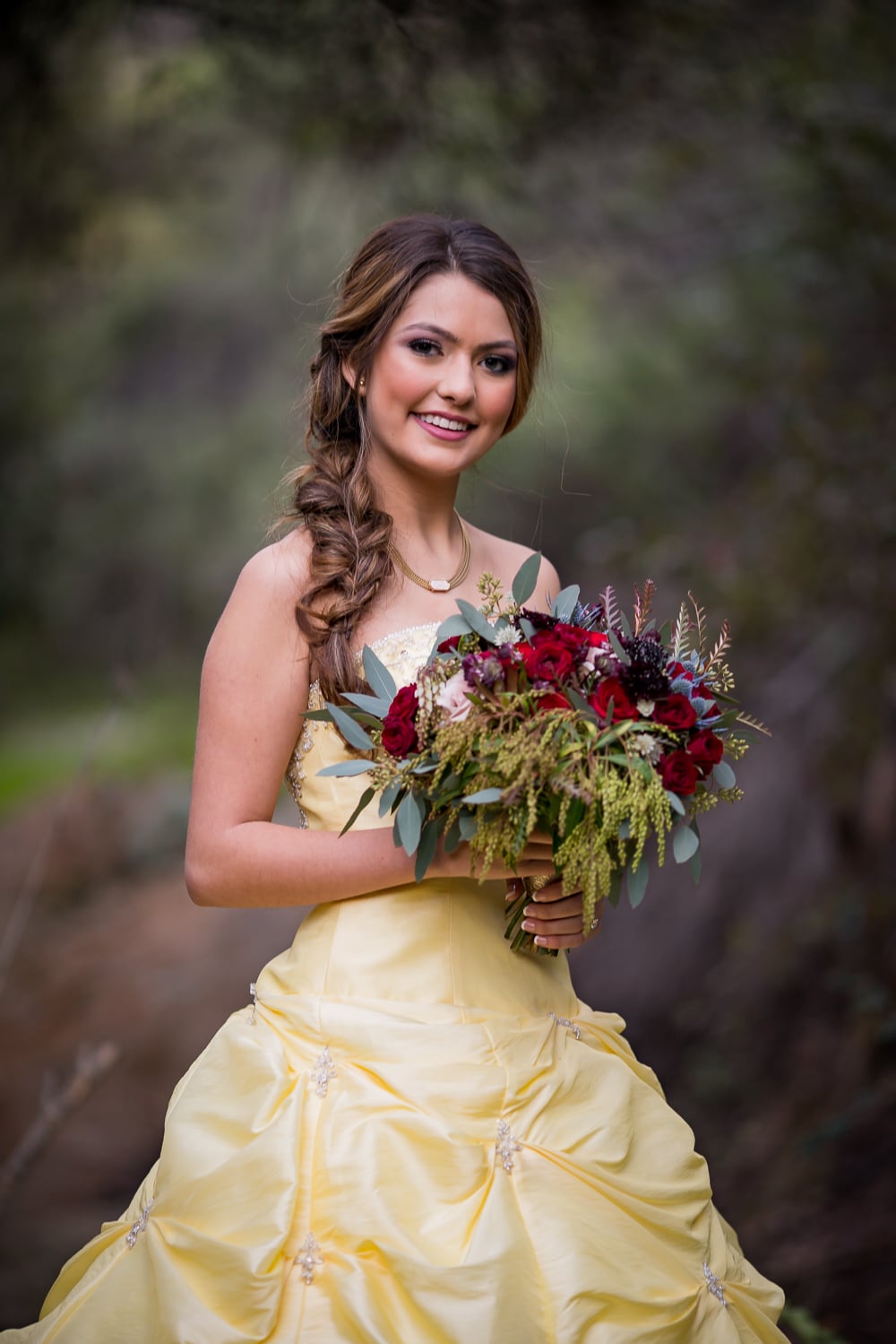 beauty and the beast bridesmaid dresses