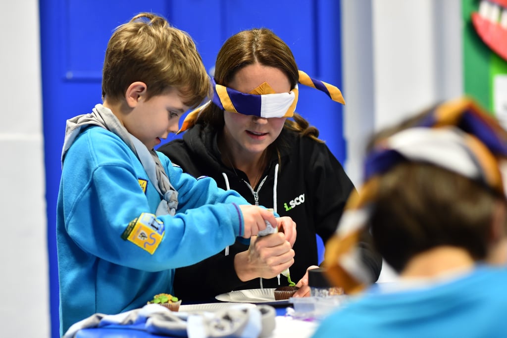Kate Middleton Visits 23rd Poplar Beaver Scout Colony