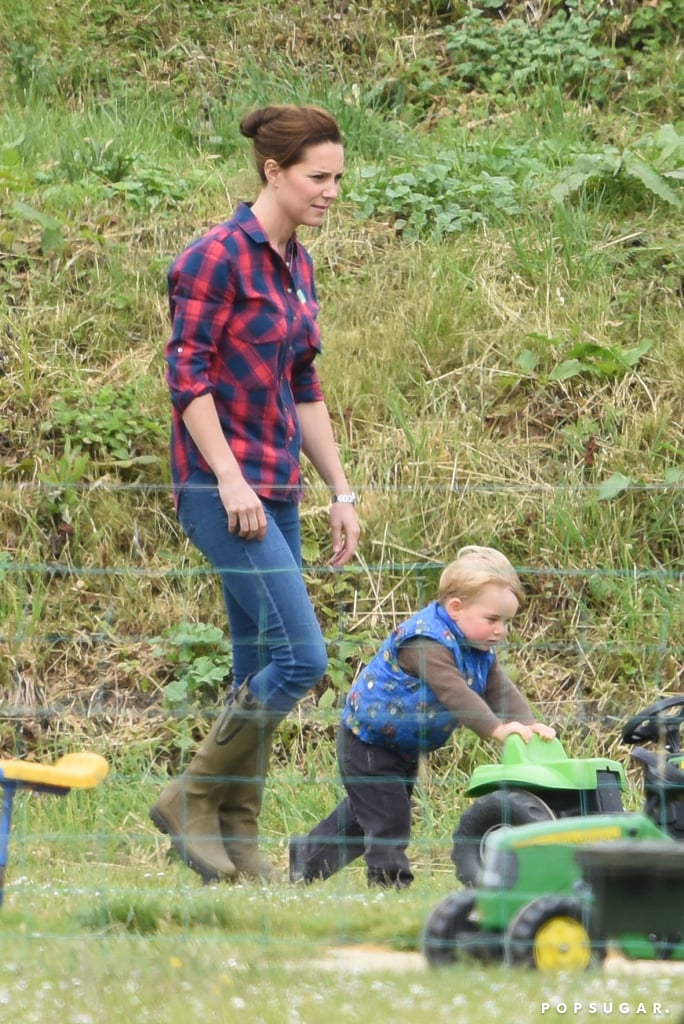 See how Prince George gets his facial expressions from Will and Kate